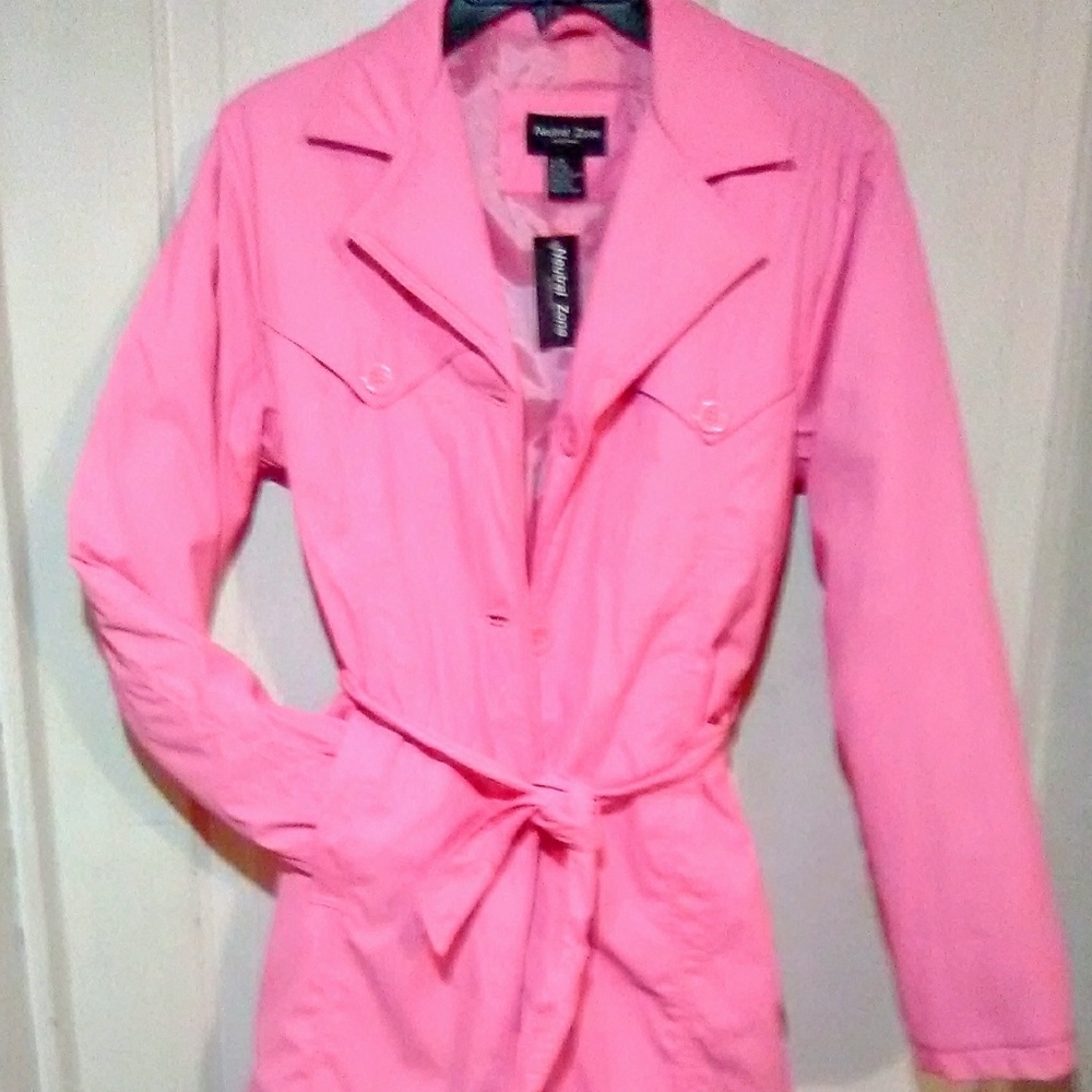 Women's Pink 3/4 length coat by neutral zone